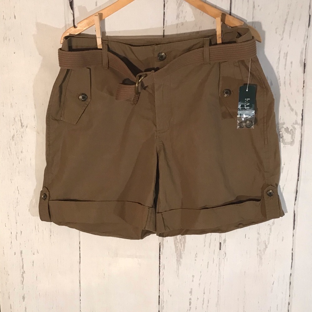 Lauren RL- Classic Shorts in Khaki Green, Sz: 12